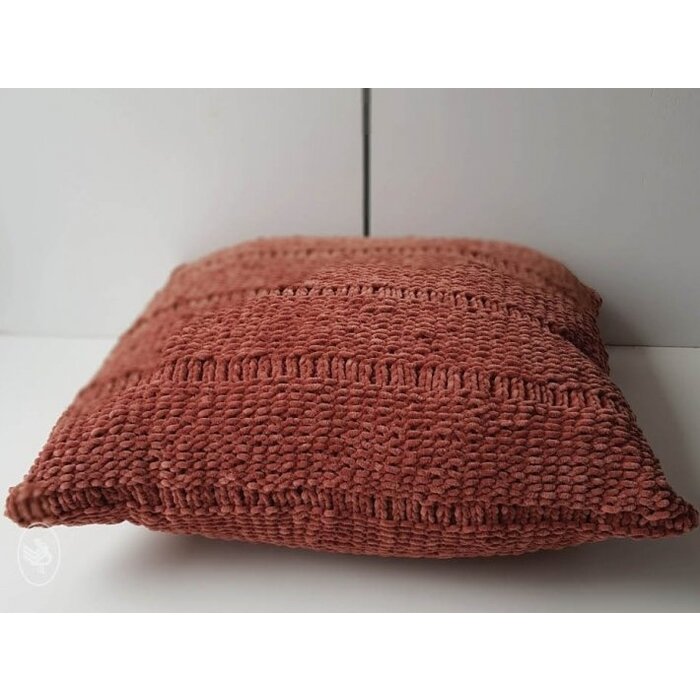 Durable Breipatroon: Gebreid Kussen Met Reliëf