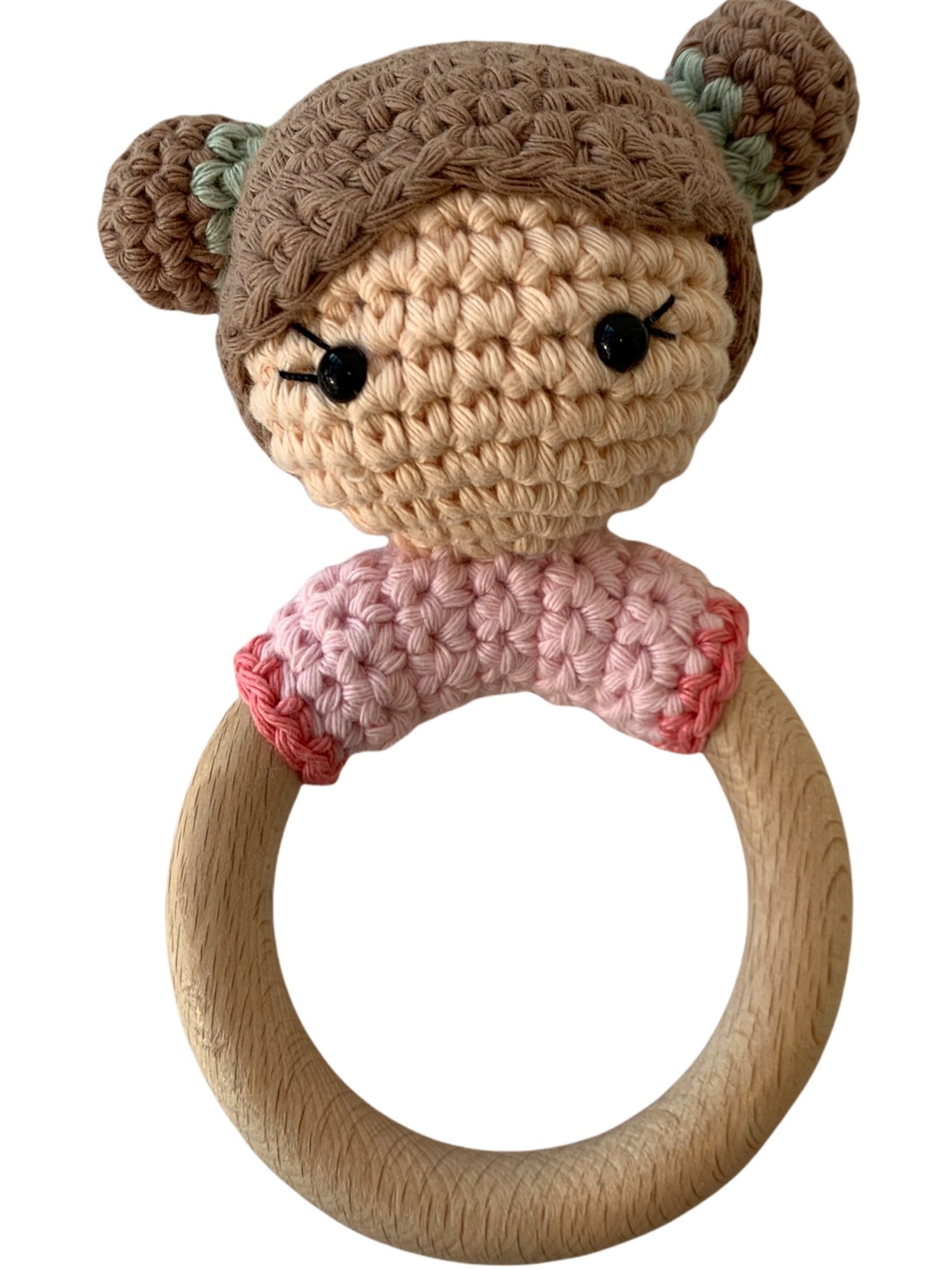 Haakpakket: Bijtring Carolientje Baby Cadeautjes Haken Caro's