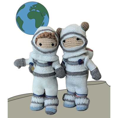 Haakpakket: Astronauten outfit Carolientje & Kareltje
