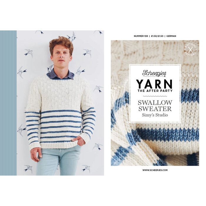 Scheepjes AP Yarn afterparty 108 - Swallow Sweater