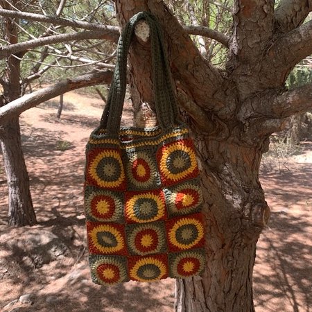 Caro's Atelier Haakpatroon: Caro's Circle Square Tas