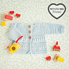 Haakpakket: Puff Stitch Baby Cardigan