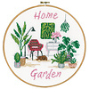 Borduurpakket met ring Home Garden