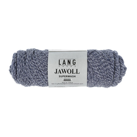 Lang Yarns Jawoll Superwash 258 - Jeansblauw/blauw