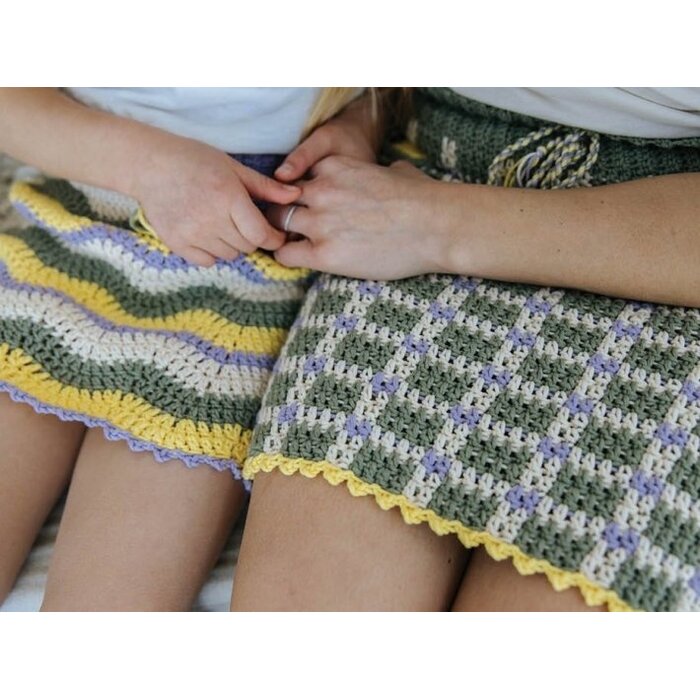 Durable Haakpatroon Geruite Lente Rok