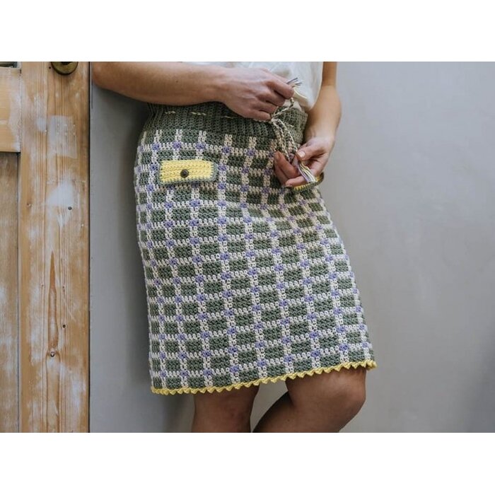 Durable Haakpatroon Geruite Lente Rok