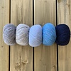 Colourblock Sjaal Ecopuno - More Shades of Blue