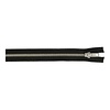 broekrits 16cm zilver - zwart