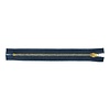 Flatlock rits 18 cm - blauw