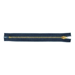 Opti Flatlock rits 18 cm - blauw