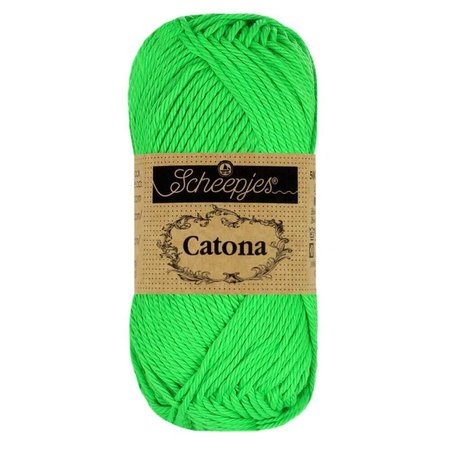 Scheepjes Catona 10 gram - 602 - Neon Green
