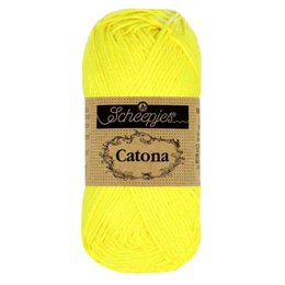 Scheepjes Catona 25 gram - 601 - Neon Yellow