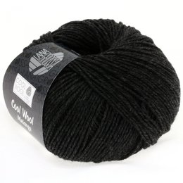 Lana Grossa Cool Wool 444 - Antraciet gemeleerd