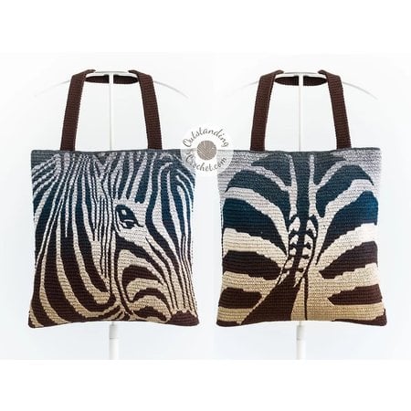 Garenpakket: Zebra Bag (Kleurverloop)