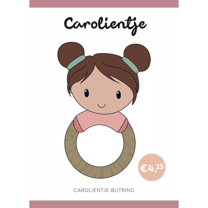 Caro's Atelier Haakpatroon bijtring Carolientje (boekje)