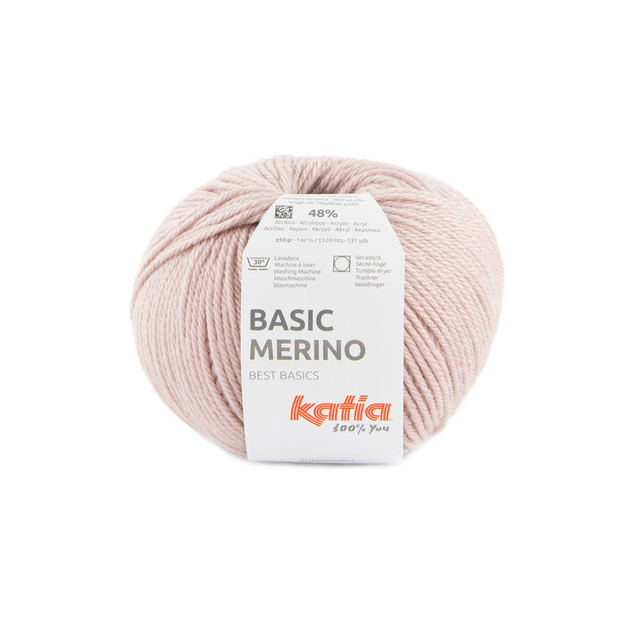 Katia Basic Merino 91 - Parelmoer-Lichtrood