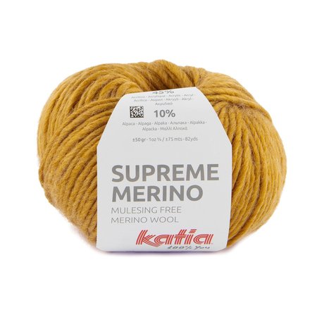 Katia Supreme Merino 102 - Mosterdgeel
