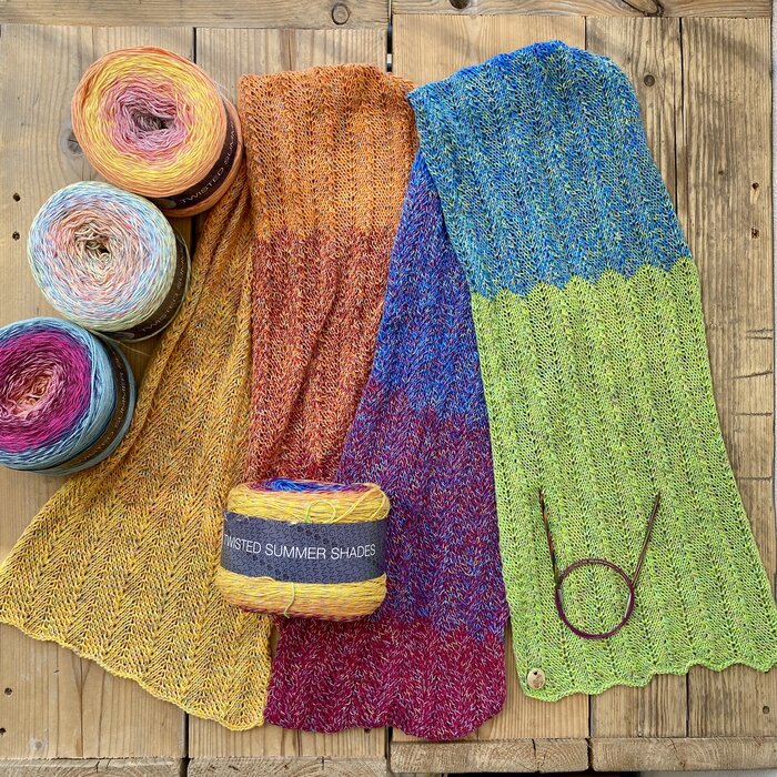 Caro's Atelier Breipatroon: Solis Sjaal (digitaal)