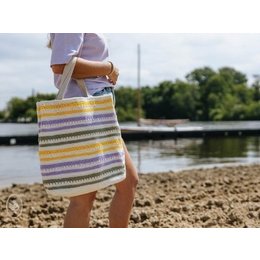 Durable Haakpatroon: Summer Striped Bag