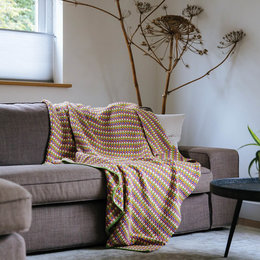 Durable Haakpatroon: Comfy Granny Stripe Blanket