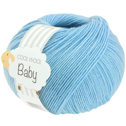 Lana Grossa Cool Wool Baby 298 - Hemelsblauw