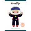 Haakpatroon Race outfit  Kareltje (boekje)