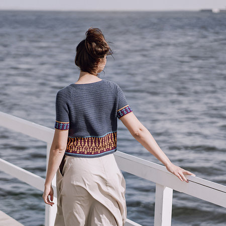 Scheepjes Breathe the Breeze Cardigan - A Sea Story