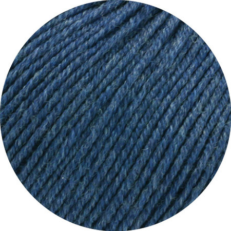 Lana Grossa Cool Wool 1490 - Donker Blauw Gemêleerd