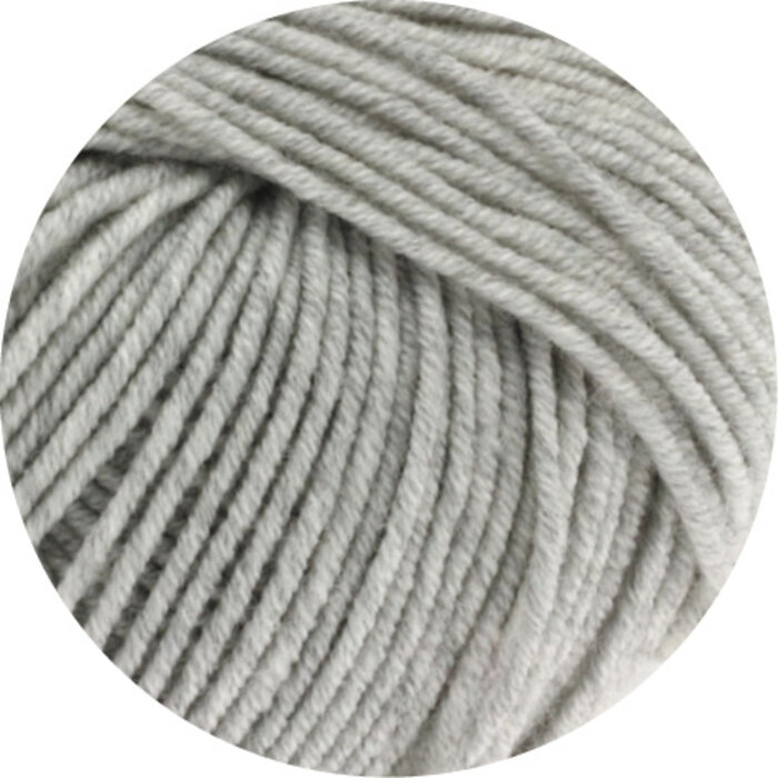 Lana Grossa Cool Wool 443 - Licht Grijs Gemêleerd