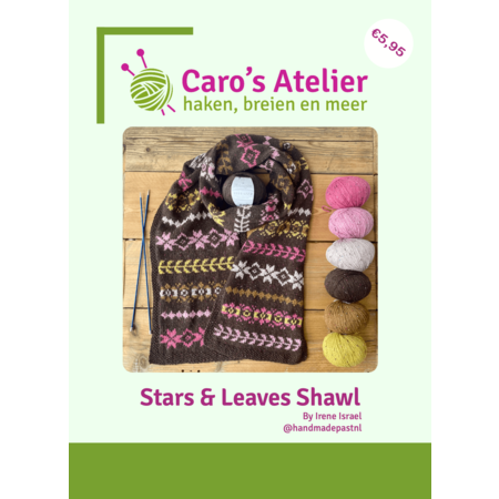Caro's Atelier Breipatroon: Stars & Leaves Shawl (Digitaal)