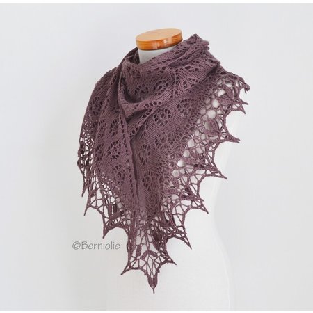 Berniolie Breipakket: Rosa Shawl