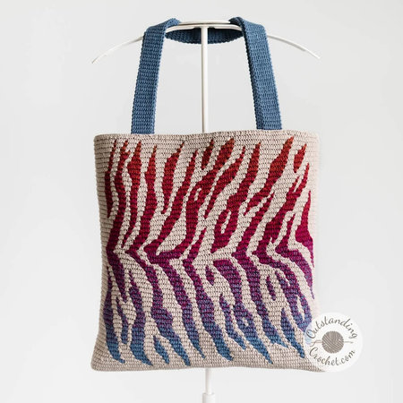 Garenpakket: Tiger Bag (effen/rustig verloop)