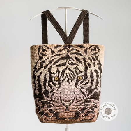 Garenpakket: Tiger Bag (effen/rustig verloop)
