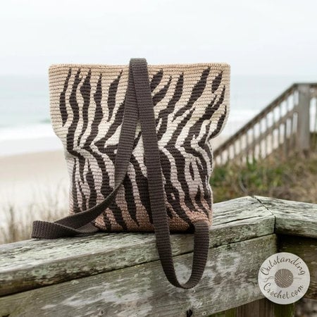 Garenpakket: Tiger Bag (effen/rustig verloop)