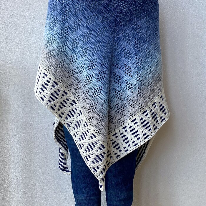 Caro's Atelier Haakpatroon Deep Sea Shawl (digitaal)