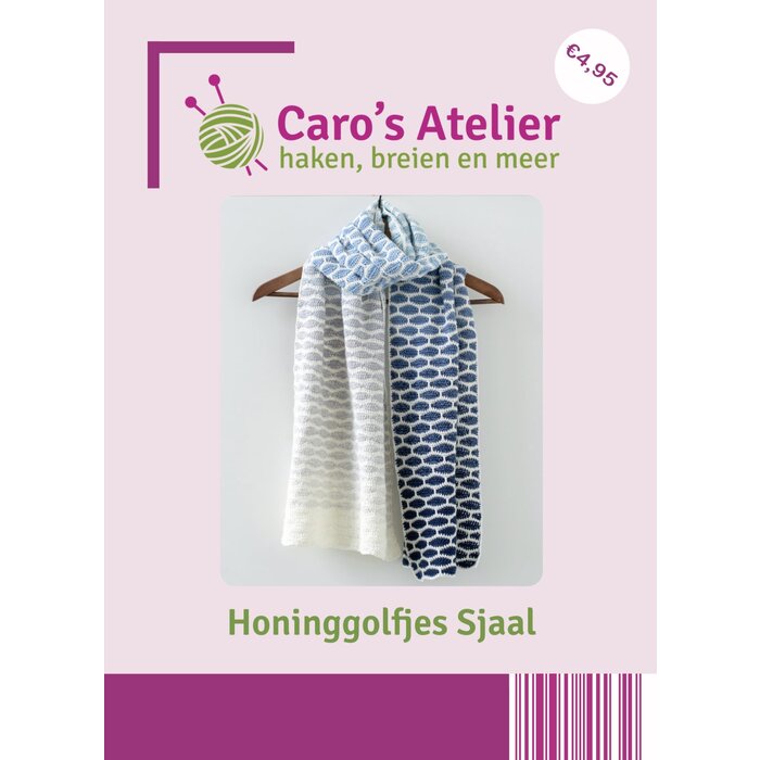 Caro's Atelier Haakpatroon Honinggolfjes sjaal (boekje)