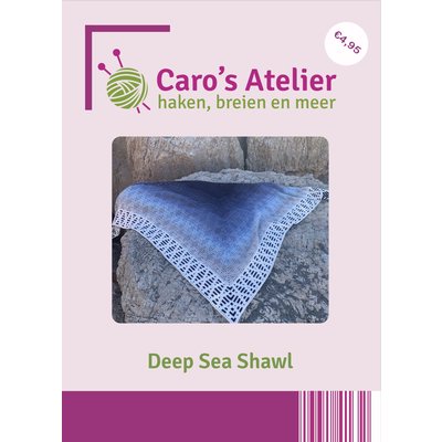 Caro's Atelier Haakpatroon  Deep Sea Shawl (boekje)
