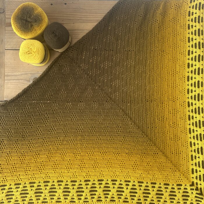 Caro's Atelier Haakpakket Deep Sea Shawl