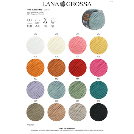 Lana Grossa Haakpakket: Tas The Tube Fine (LP16-15)
