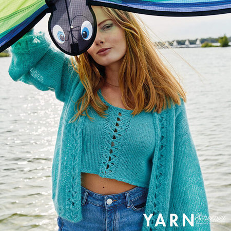 spread your wings gebreid vest Yarn 15