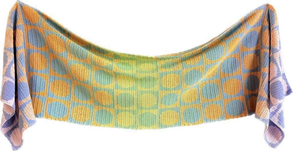 Garenpakket: Retro Scarf - Whirl