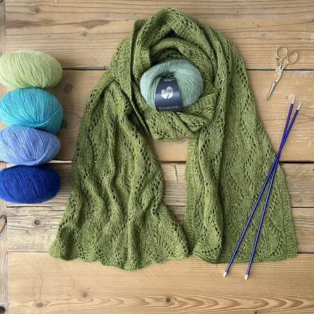 Caro's Atelier Breipakket: Back to Nature Shawl