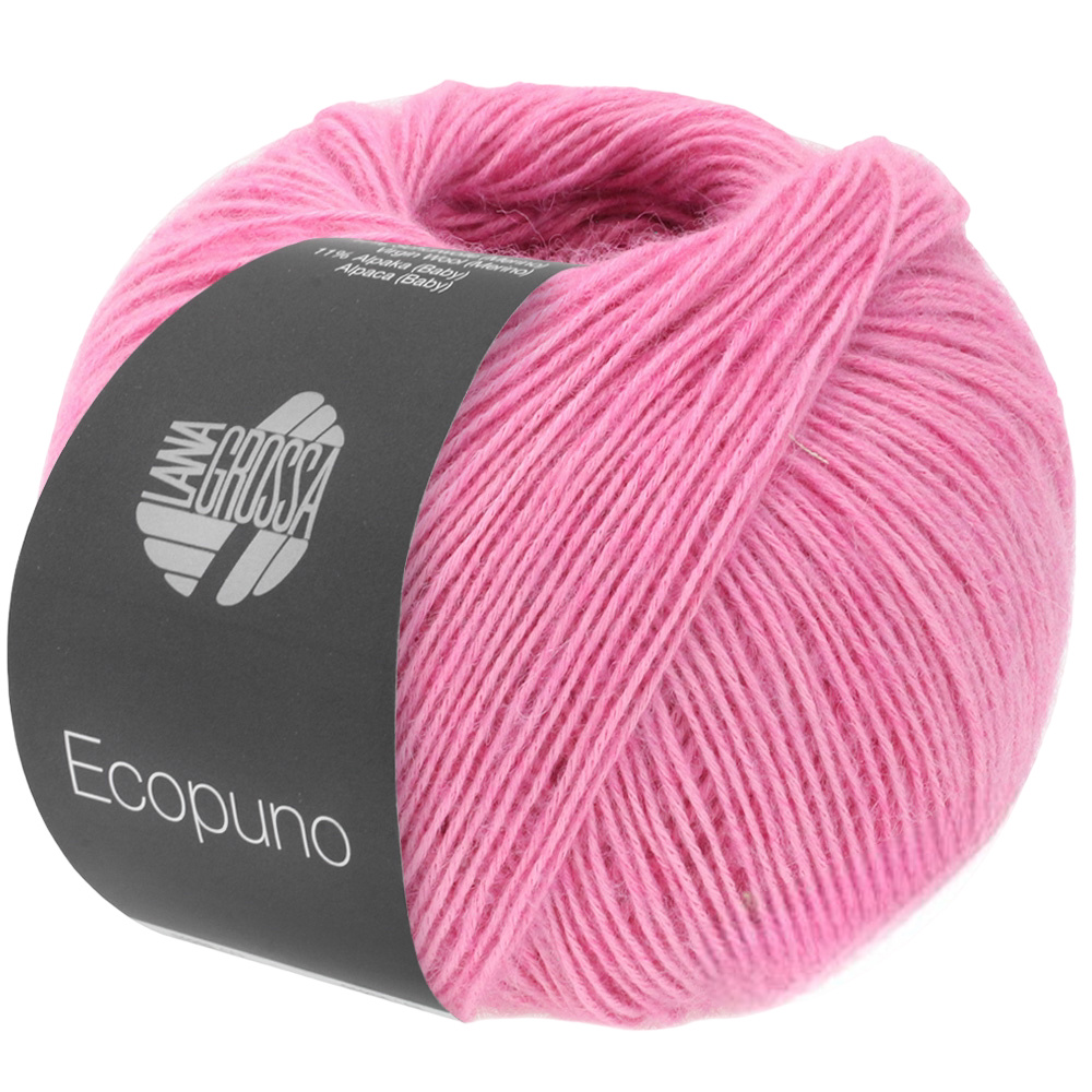 Lana Grossa Ecopuno 82 - Geranium Roze