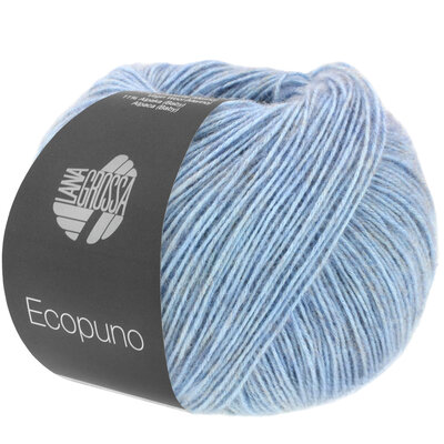 Lana Grossa Ecopuno 75 - Jeans Blauw