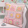 Haakpatroon: Lente Squares Kussen