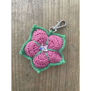 Caro's Atelier Mini haakpakket: Bloemen sleutelhanger