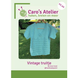 Caro's Atelier Breipatroon: Vintage truitje (Boekje)