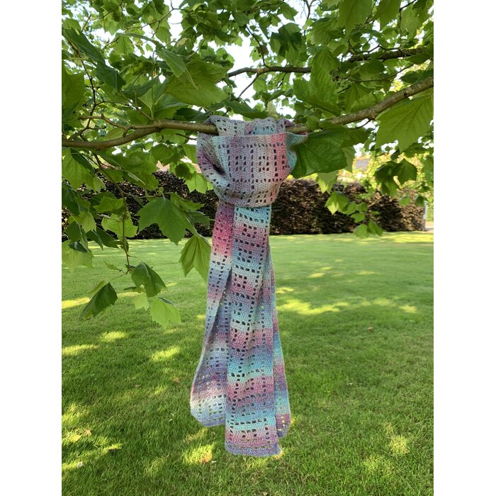 Caro's Atelier Haakpakket: Square Sjaal - Unity