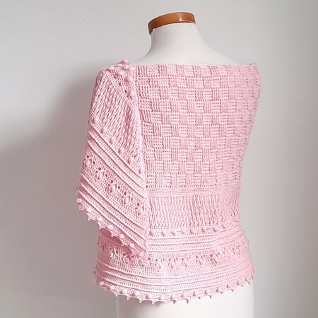 Berniolie Haakpakket: Biblio Shawl