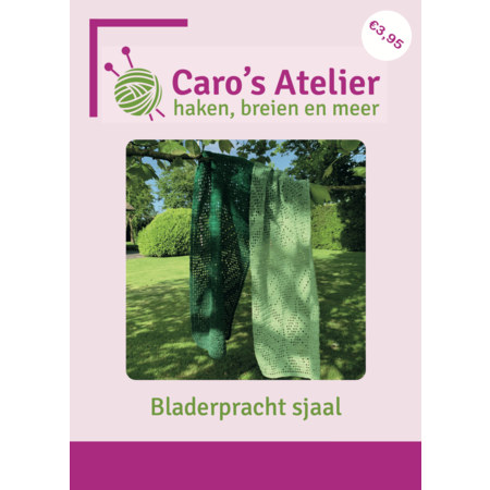 Caro's Atelier Haakpatroon Bladerpracht Sjaal (digitaal)